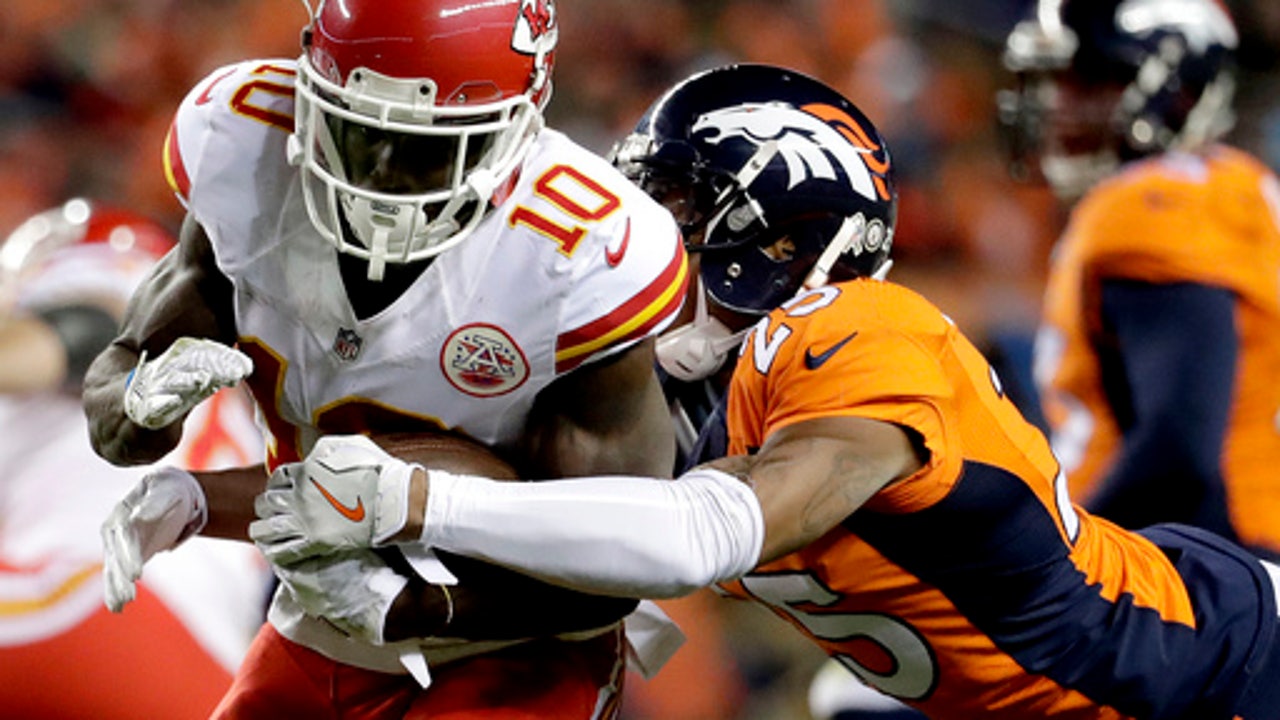 Chiefs' Tyreek Hill breakout star, trying to outrun past